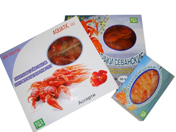 Раки в ассортименте в Сыктывкаре