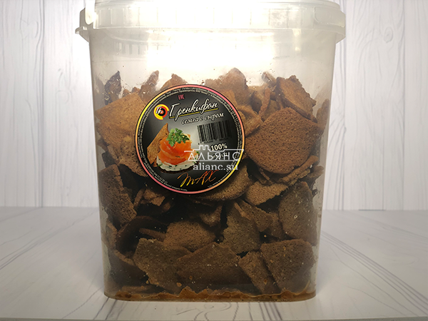 Ржаные гренки с семгой и сыром в Сыктывкаре