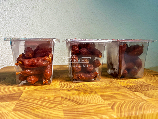 Колбаски МИНИ со вкусом аджики с/к (100 гр) в Сыктывкаре