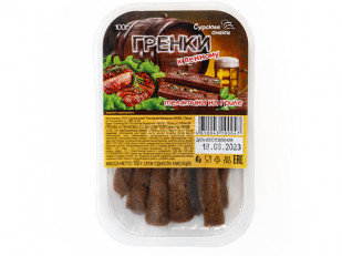 Ресторанные гренки с васаби: Сурские гренки Телятина на гриле (100 гр)