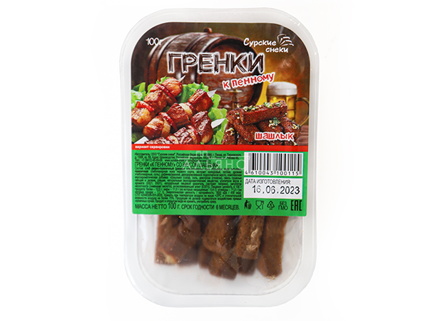 Сурские гренки Шашлык (100 гр) в Сыктывкаре