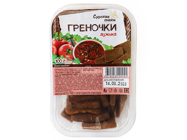 Сурские гренки с Аджикой (100 гр) в Сыктывкаре