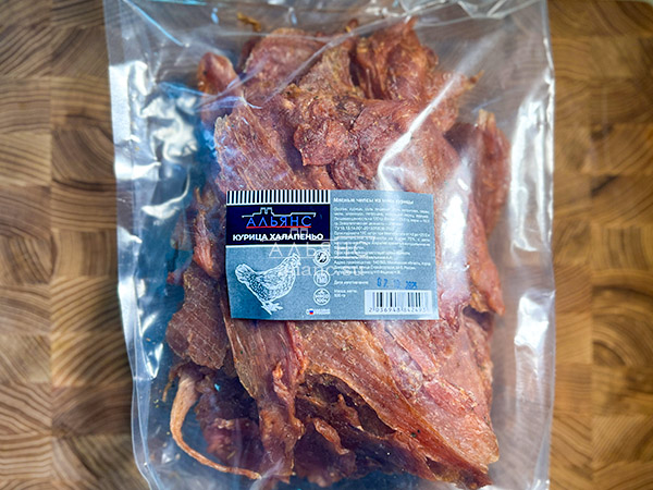 Мясо (АЛЬЯНС) вяленое курица 500гр "С халапеньо" в Сыктывкаре