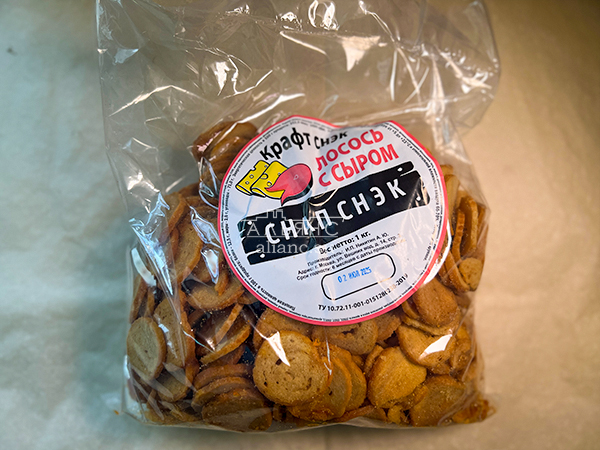 Снапсы ПШЕНИЧНЫЕ "Лосось с сыром" в Сыктывкаре