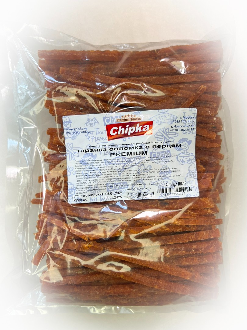 Таранка с перцем (соломка) (Chipka ПРЕМИУМ) в Сыктывкаре