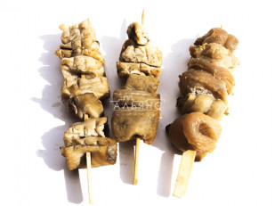 Рыба холодного копчения: Шашлычок из щуки холодного копчения