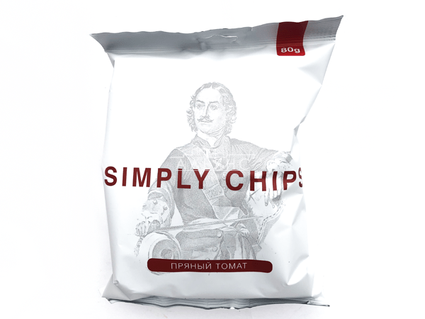 Картофельные чипсы "Simple chips" Пряный томат 80 гр. в Сыктывкаре